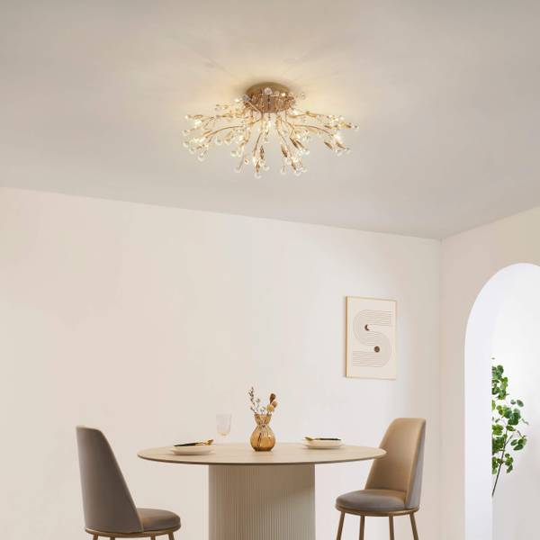 Deckenleuchte Gutenstein Gold - Metall - 78 x 29 x 29 cm
