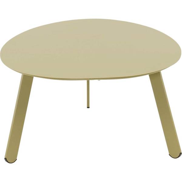 Beistelltisch TIKI Beige - Metall - 60 x 6 x 74 cm