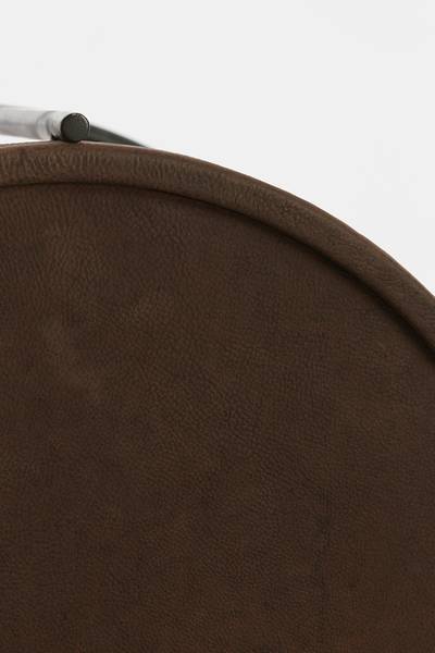 Beistelltisch JAIRO 2er Set Braun - Kunstleder - 53 x 46 x 53 cm