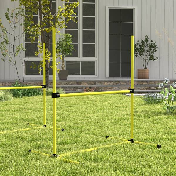 Agility-Ausrüstung 4er Set D07-018V00YL Gelb - Kunststoff - 65 x 94 x 99 cm