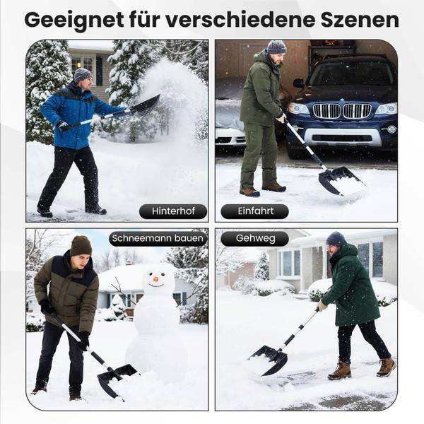 Schneeschaufel ZB34180 Schwarz