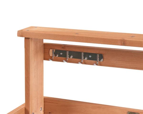 Pflanztisch ALTOLIA Braun - Massivholz - 70 x 119 x 40 cm