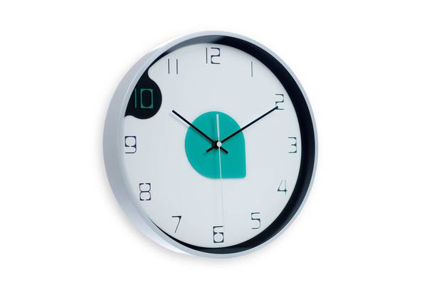 Wanduhr Wanduhren Jah Weiß - Holzwerkstoff - 31 x 31 x 4 cm