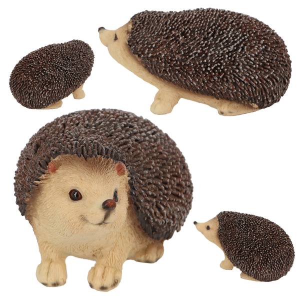 Gartenfigur Igel Braun - Harz - 9 x 8 x 15 cm