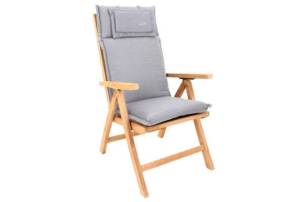 Outdoor-Kissen ROG Grau - Polyester - 46 x 5 x 119 cm
