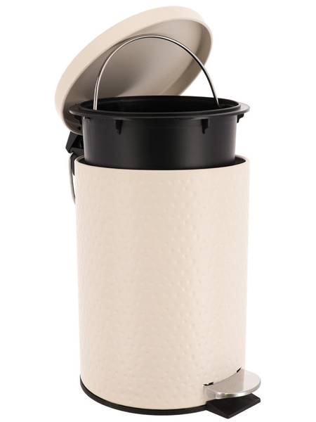 Abfalleimer Ivora Beige - 17 x 25 x 23 cm