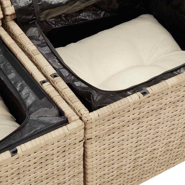 Garten-Lounge-Set 3036451-5 (5-teilig) Beige - Creme