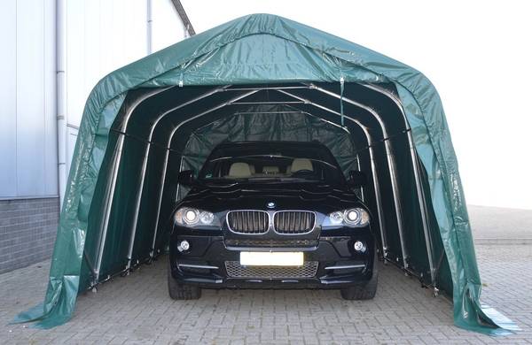 CARPORT SICILIE groen - kunststof - 330 x 240 x 480 cm
