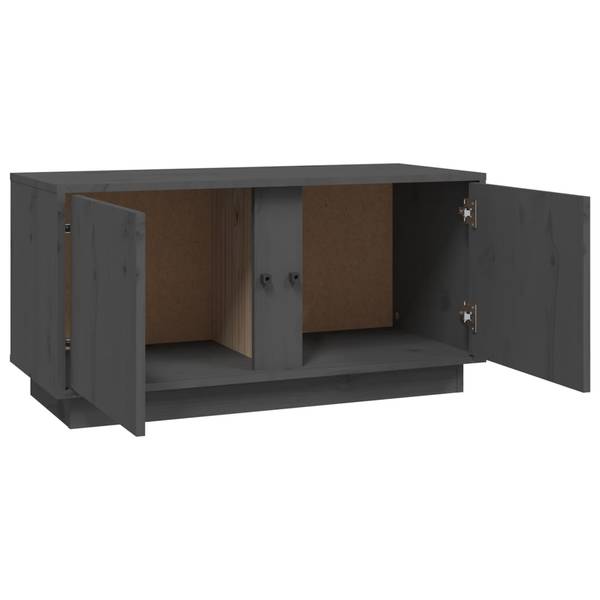 TV-Schrank 3017823 Grau - Kiefer - 80 x 40 x 35 cm