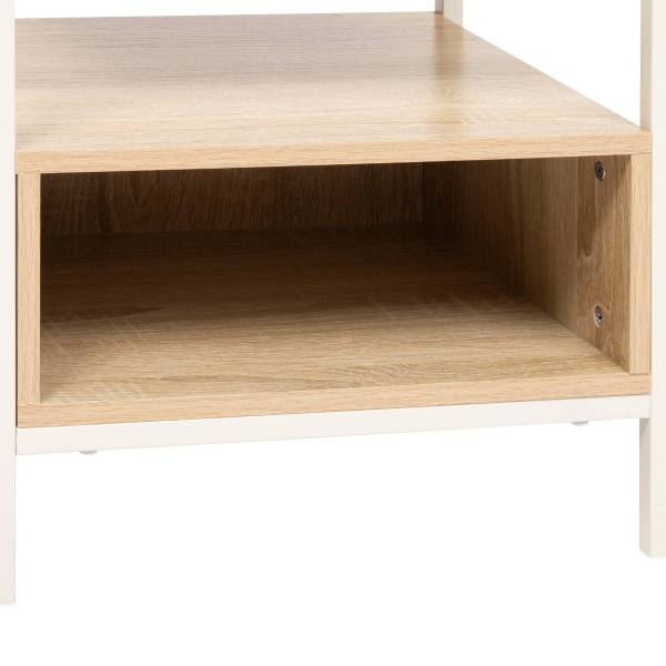 Nachttisch CURVY Beige - Holzwerkstoff - 40 x 50 x 30 cm