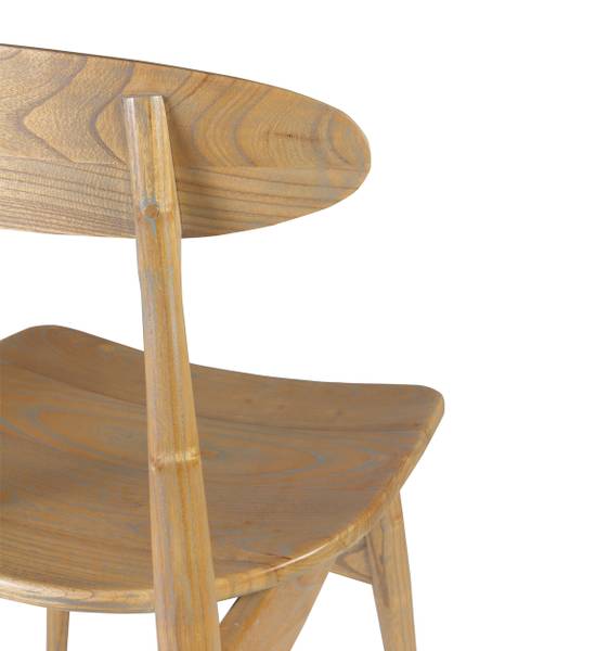 Holzstuhl Bufalo (2er-Set) Braun - Massivholz - 46 x 80 x 50 cm