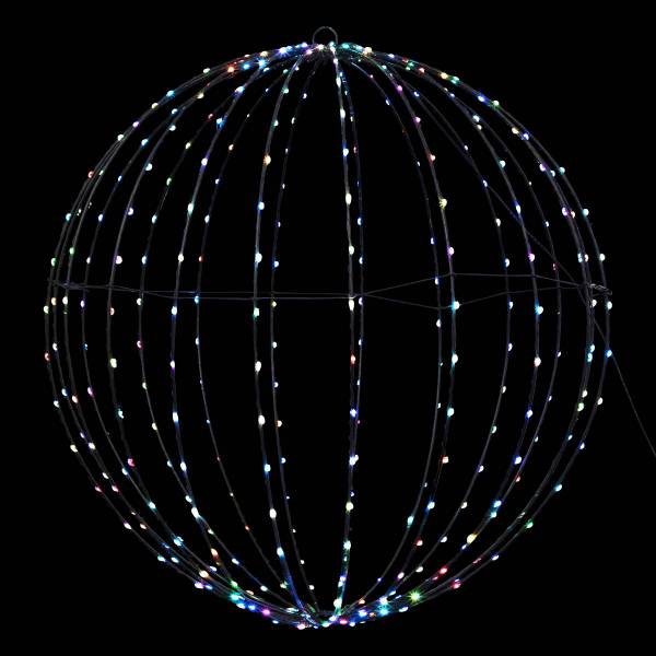 Décoration électrique d'extérieure XMAS Noir - Métal - 59 x 62 x 62 cm