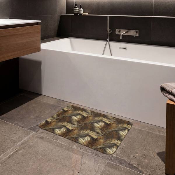 BADEMATTE Palmblätter 60 x 40 cm