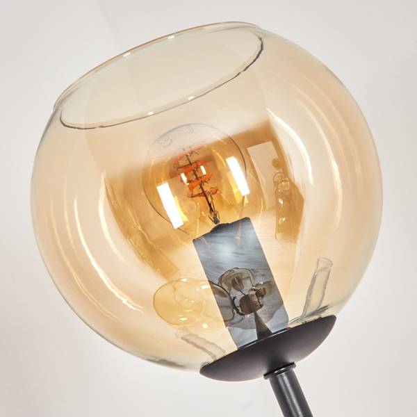Stehlampe Cesaro Orange - Aluminium - Klarglas - 17 x 33 x 147 cm