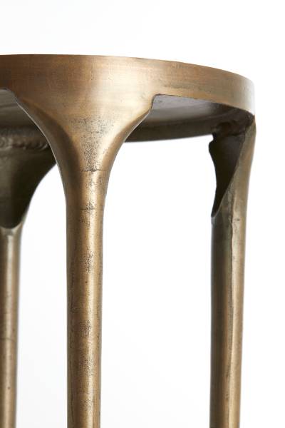 Beistelltisch LAPAZ 2er-Set Braun - Metall - 36 x 52 x 36 cm