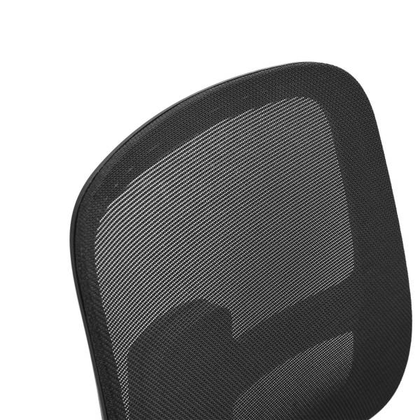 Bürostuhl Malio Schwarz - Polyester - 68 x 114 x 63 cm