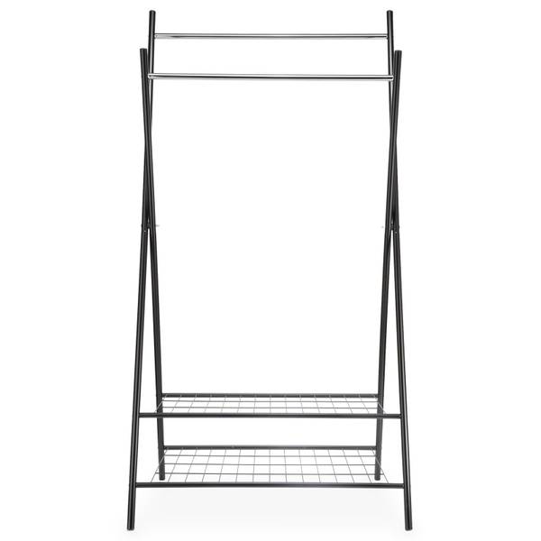 Garderobenständer RUBY Grau - Metall - 83 x 162 x 50 cm