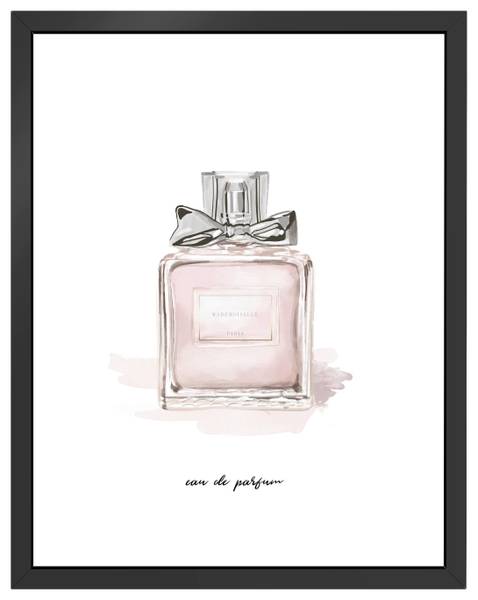 Bild IMAGE Pink - Weiß - Holzwerkstoff - Papier - Kunststoff - 30 x 40 x 1 cm