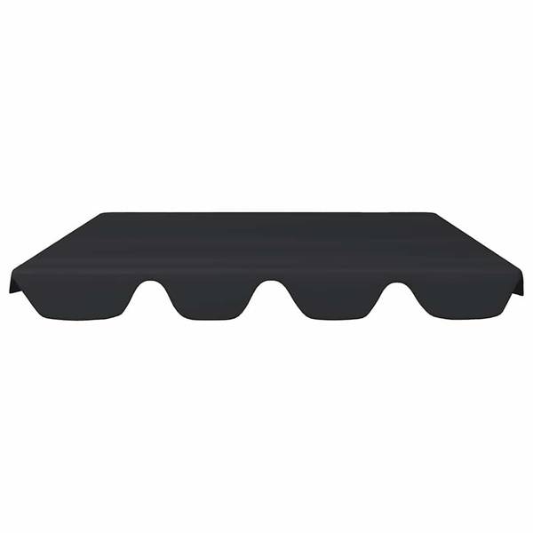 Dach Gartenschaukel 3000900-2 Schwarz