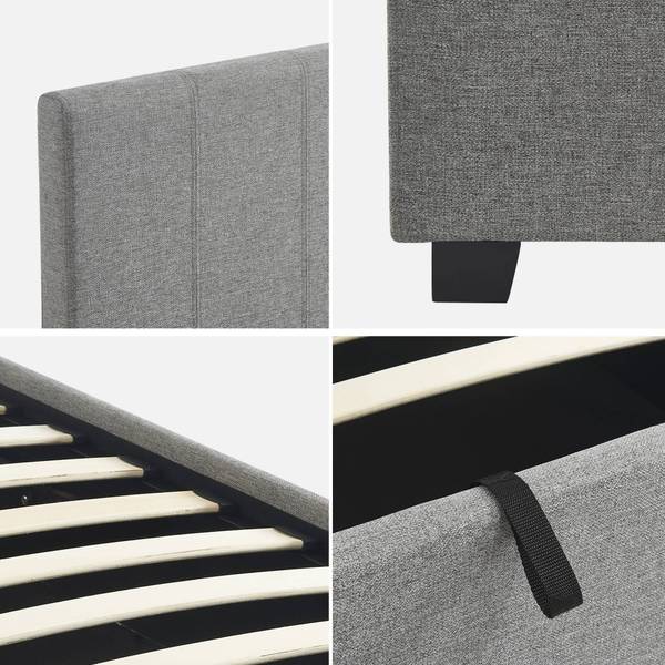 Bett Avalon Grau