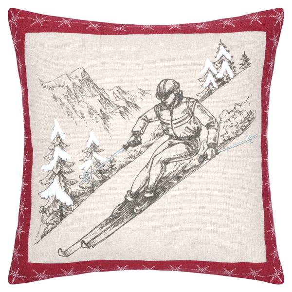 Kissen  ZIBRA 366 Grau - Textil - 45 x 1 x 1 cm
