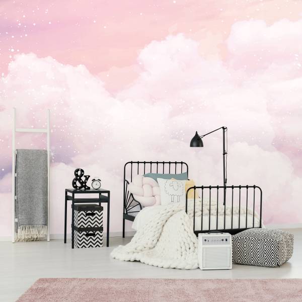 Vlies Fototapete Kinderzimmer Wolken 312 x 219 cm
