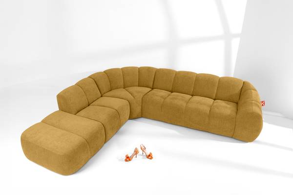 Ecksofa FLAVA Honig