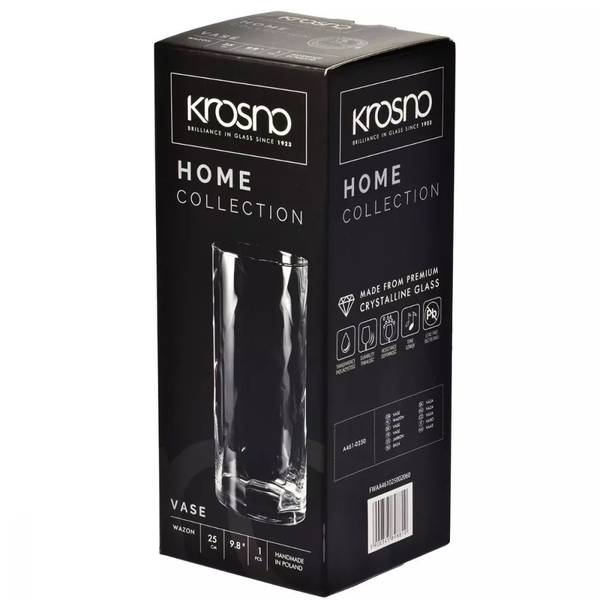 Einfache Vase Home (Set 1) Klarglas - 11 x 25 x 11 cm