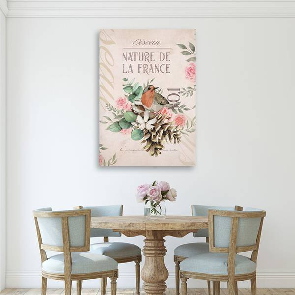 Kunstdruck Shabby Chic 60 x 90 cm