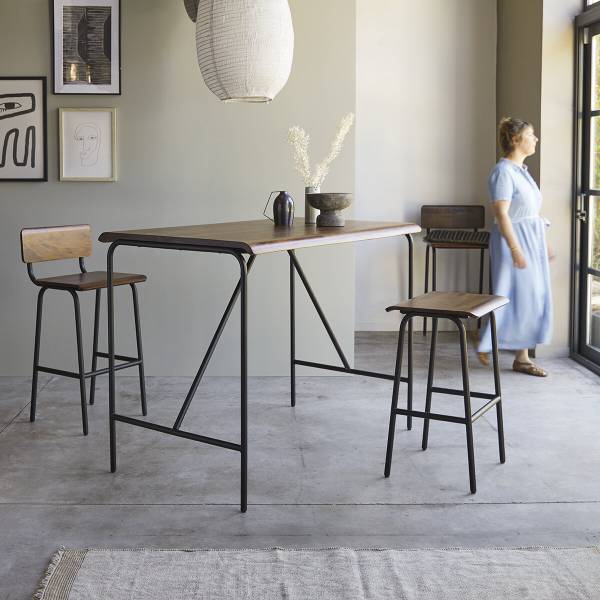 Stuhl Talia Braun - Palisander - Sheesham - 50 x 102 x 46 cm