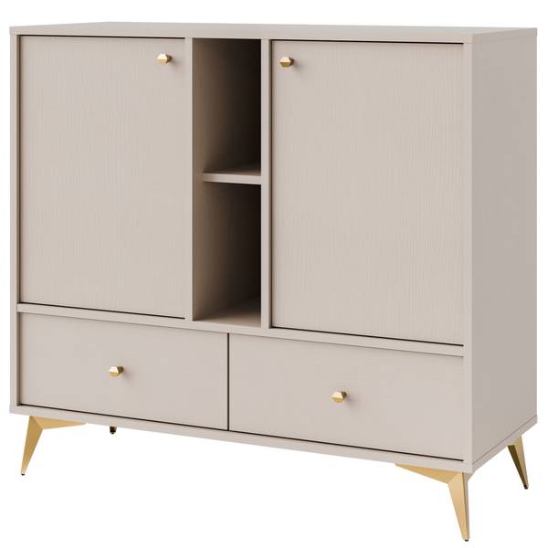 Kommode FLOREN VII Grau - Holzwerkstoff - 100 x 94 x 41 cm