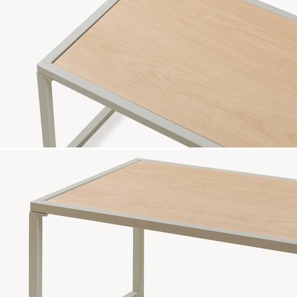 Gartenmöbelset Karg 2-tlg. Beige - Braun