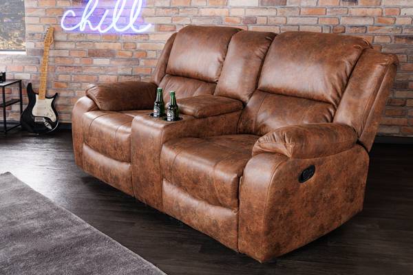 Kinosessel HOLLYWOOD Braun - Polyester - 188 x 78 x 93 cm