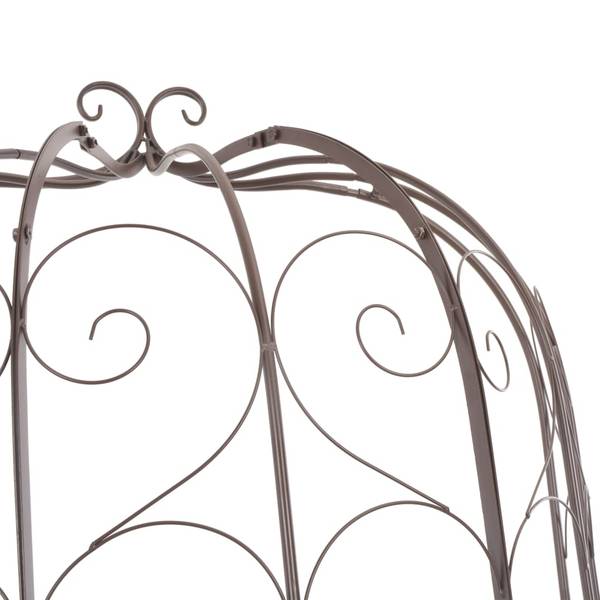 Gartenbank 296902 Braun - Eisen - 95 x 200 x 54 cm