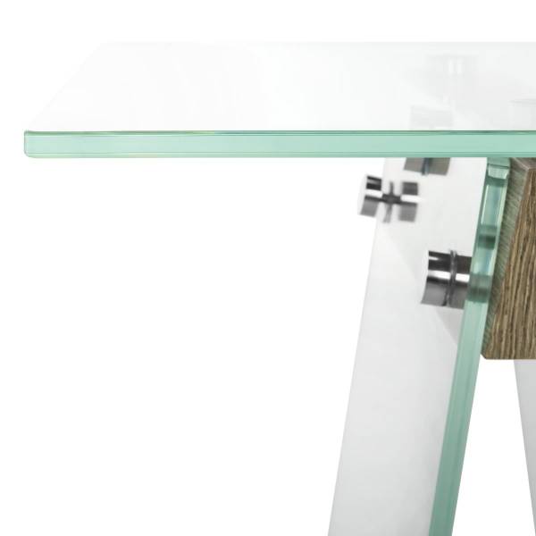 Akzenttisch ANGELE Beige - Massivholz - 40 x 75 x 120 cm