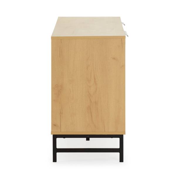 Buffet Isis 2 portes Marron - Bois manufacturé - 130 x 70 x 40 cm