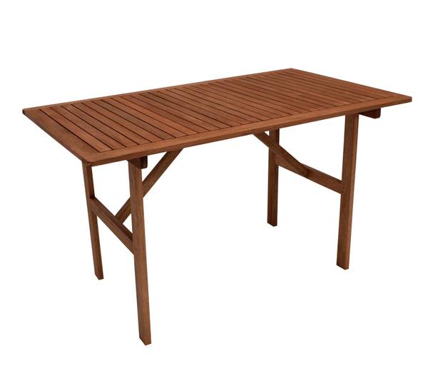 Tisch BRASILIA 120x70cm, Eukalyptus Braun - Eukalyptus - 120 x 74 x 70 cm