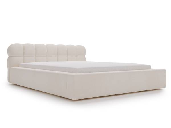Polsterbett PLAZA Creme - Liegefläche Breite: 140 cm