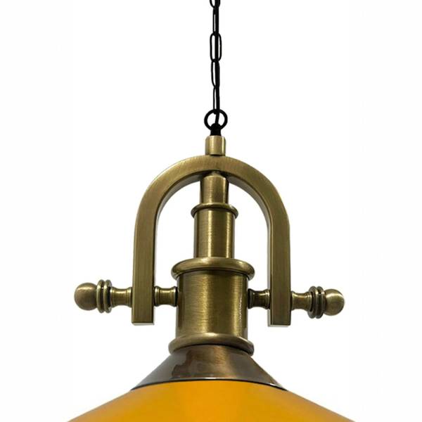 Pendelleuchte Kette Marine Gelb