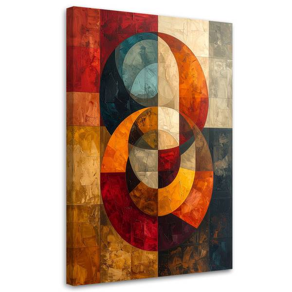 Wandbild Figuren 60 x 90 cm
