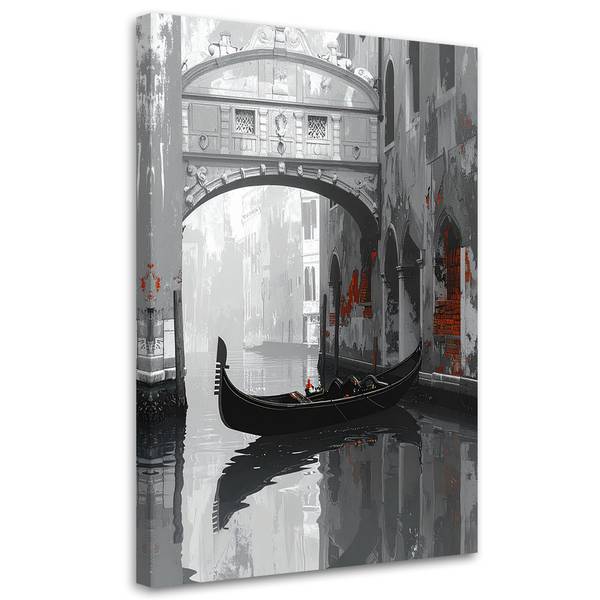 Wandbild Stadt 80 x 120 cm