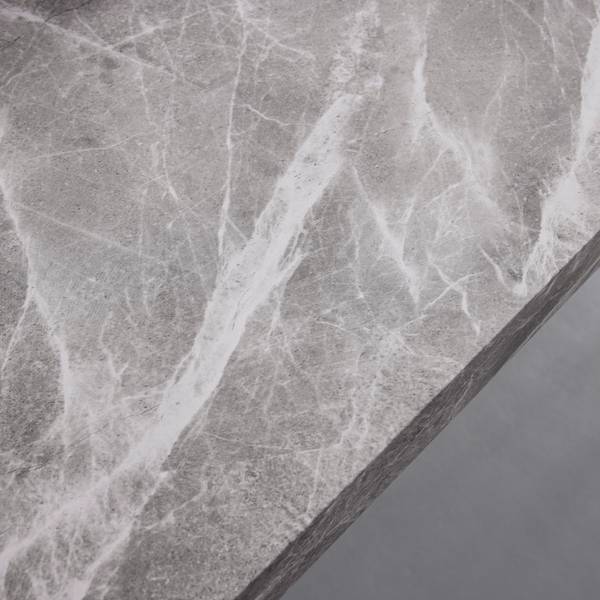 Esstisch MILA Grau - Metall - 180 x 90 x 76 cm