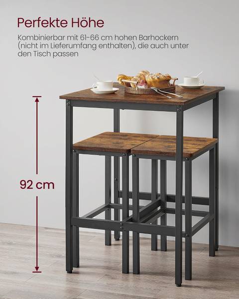 Bartisch Seix II Braun / Schwarz