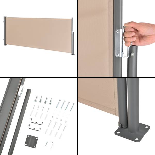 Brise-Vue Mulhacén UV Beige - Hauteur : 100 cm
