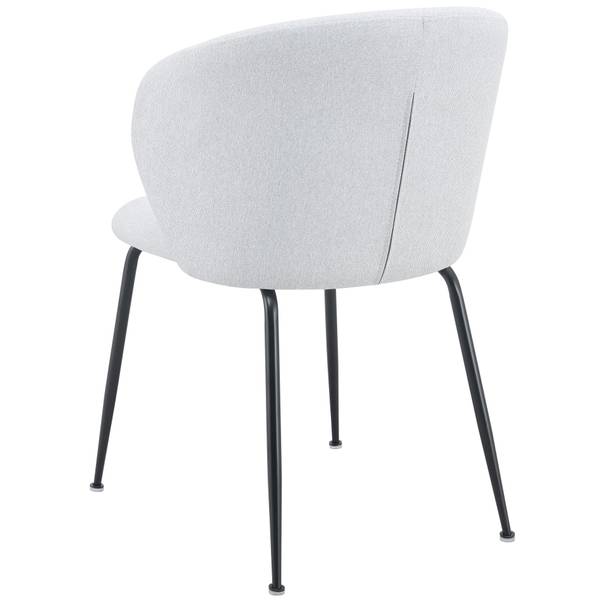 Chaise rembourrée MEALIZE Gris - Tissé à plat - 44 x 78 x 49 cm