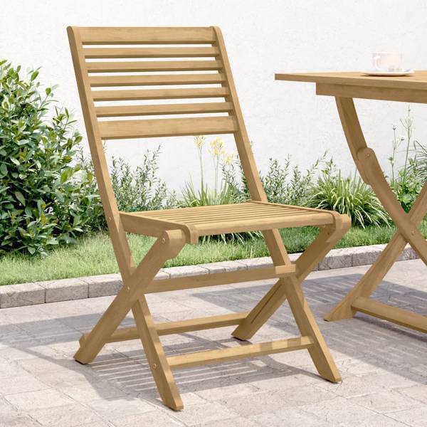 Gartenstühle 2er Set D5021 Hellbraun - 2er Set