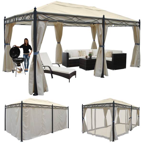 Pergola Calpe IV Cremeweiß