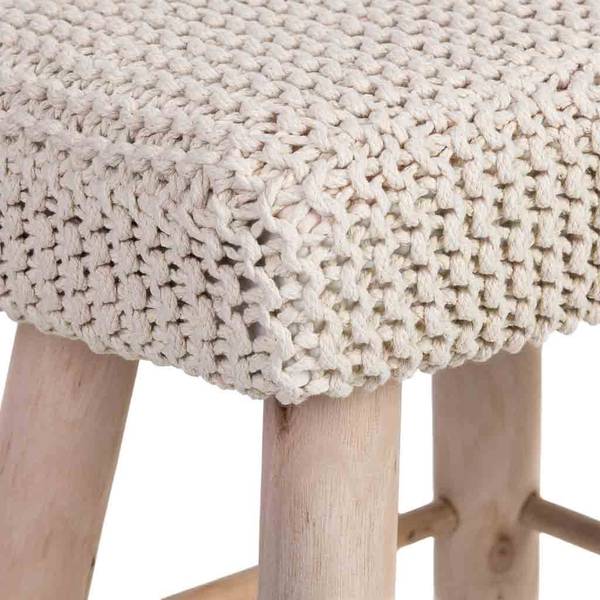 Hocker 4523373624 Weiß - Holzwerkstoff - 26 x 44 x 39 cm