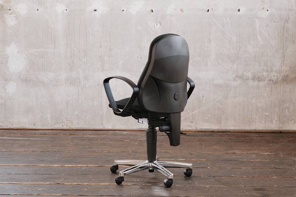 Bürostuhl TINO Schwarz - Textil - 48 x 104 x 45 cm