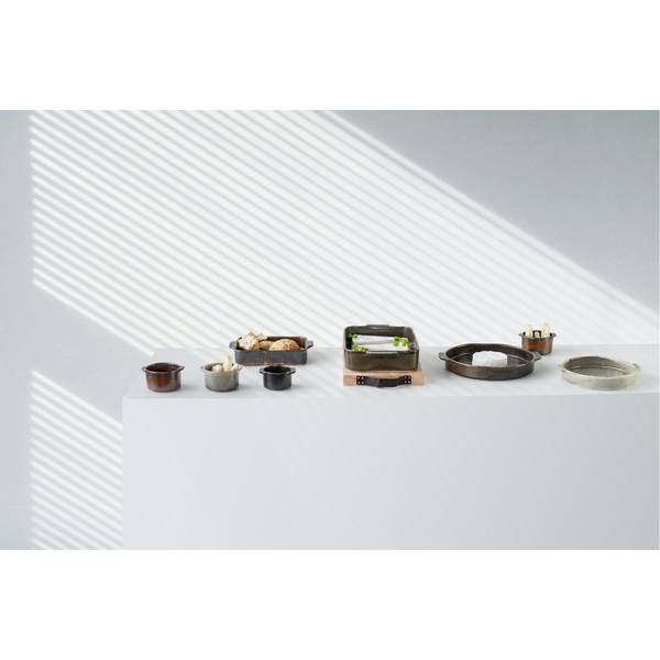 Schale WIKLE Grau - Porzellan - 10 x 5 x 10 cm